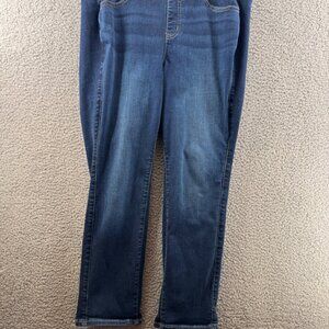 Torrid Super Soft Lean Jeans Medium Wash Stretch Denim Size 1S